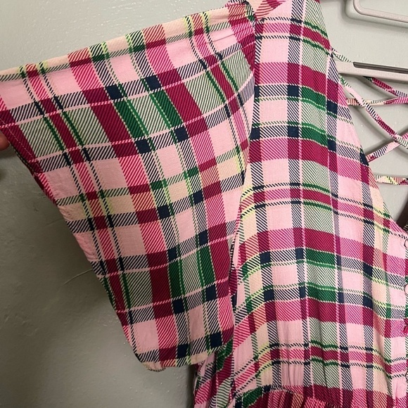 Torrid Rayon Slub Sharkbite Babydoll Flutter Sleeve Top - Picture 8 of 9